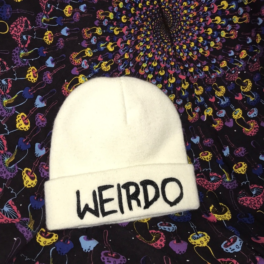 White beanie